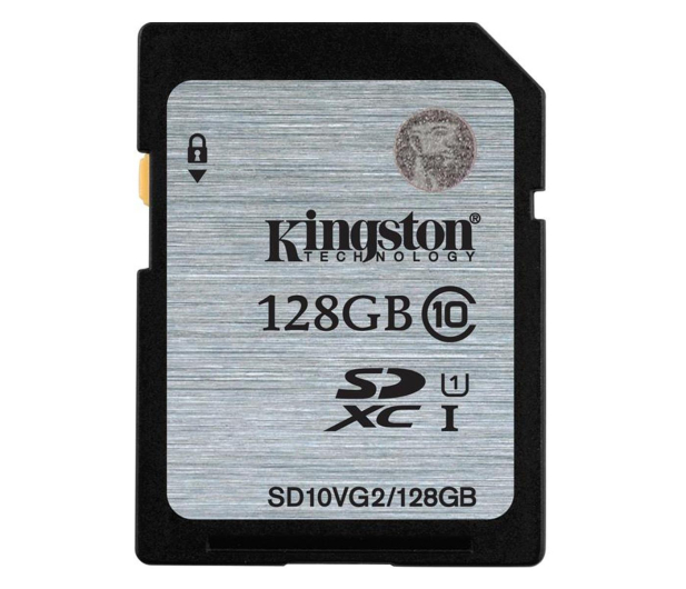 KINGSTON SDXC 128GB UHS-I 45/10MB/s Gen 2 (SD10VG2/128GB) - 251638 - zdjęcie